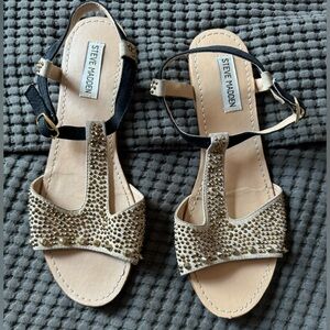 Steve Madden rhinestone sandals, size 9